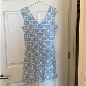 Mahi Gold Classic V-neck Sleeveless Dress